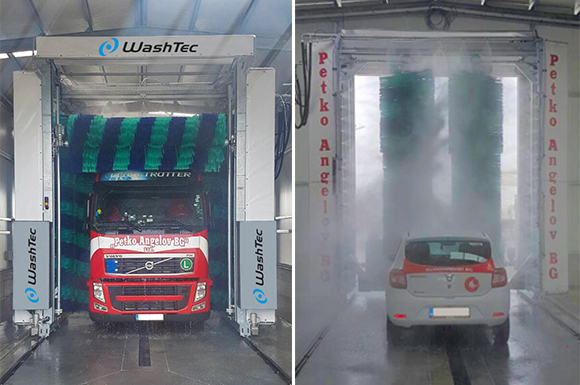 Автоматизирана автомивка за камиони и автобуси Maxi Wash Vario за Петко Ангелов БГ ООД