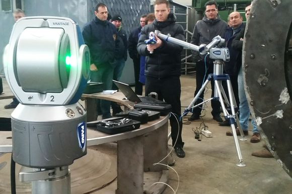 Демонстрации на измервателни машини FARO в АтомЕнергоРемонт ЕАД и ТМ-Технолоджи АД