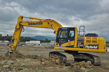 Хибридните багери Komatsu – екологични и икономични