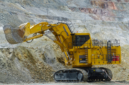 „Асарел-Медет“ представи новите си мощности, сред които багер Komatsu PC3000