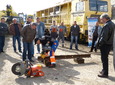 Демонстрация на машина за автоматично рязане на жп релси ROBOKATTA RDS-14P-AA