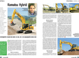 Опитът на фирма "Аква системс" с Komatsu Hybrid вече и в сп. "Строителна техника"